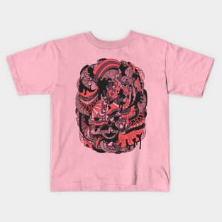 Ambrose Abstract Wave of Thoughts No 2 Kids T-Shirt